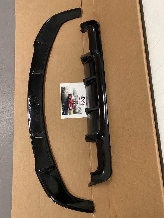 Difusor Trasero Con Labio (Lip) Para BMW E60 | Spoiler De Parachoques En Fibra De Vidrio Negro | Lasscar